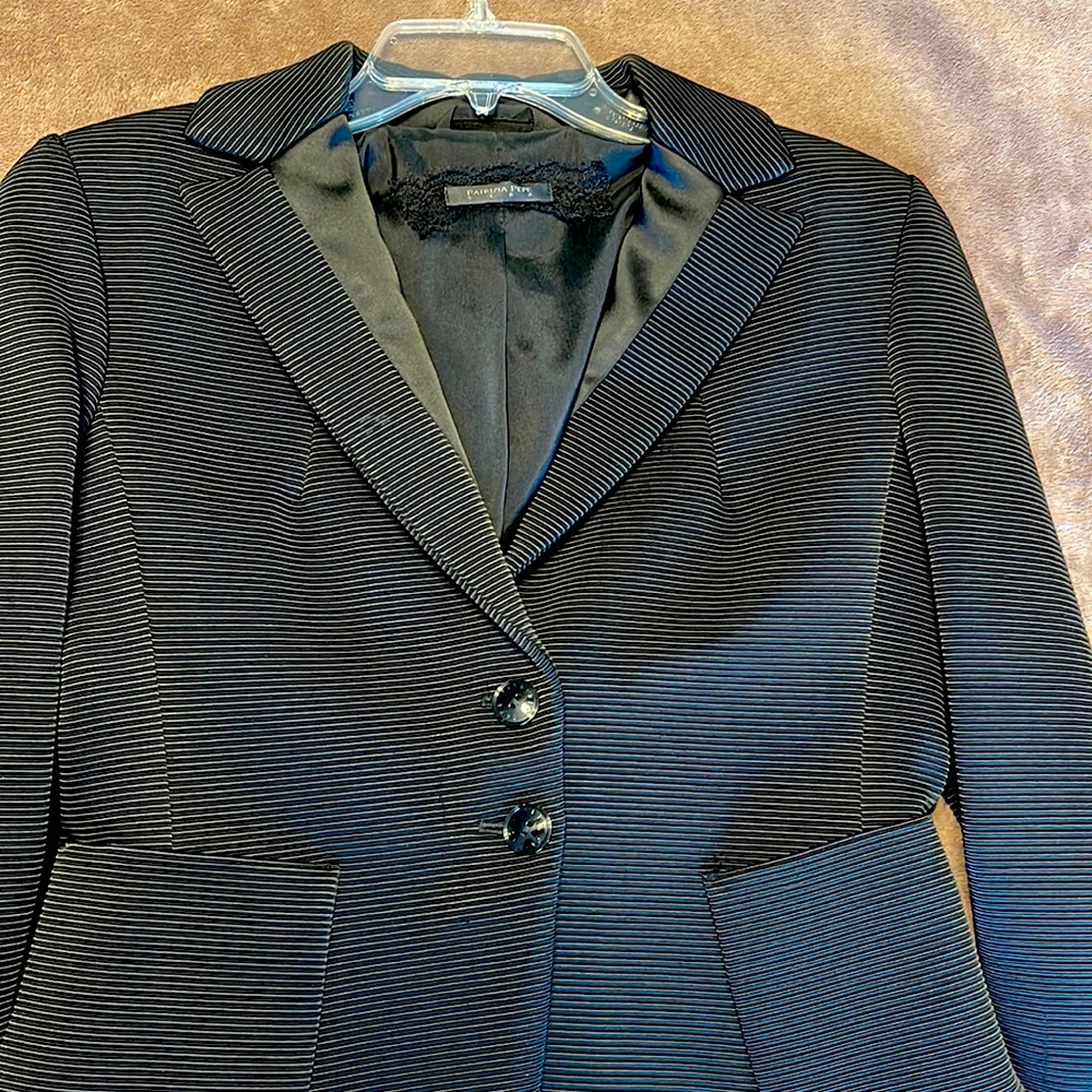 Stunning black patrizia Pepe- Italian blazer with gorgeous sleeves